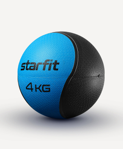 Медбол высокой плотности STARFIT GB-702, 4 кг, синий