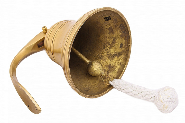 Гонг Рында 5,5" (антик), d - 13 см, 21 х 13 х 16 см