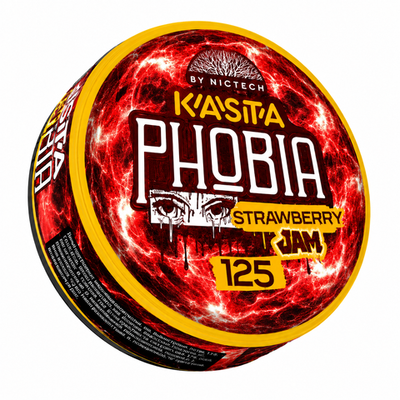 KASTA PHOBIA STRAWBERRY JAM (125 МГ) - КЛУБНИЧНЫЙ ДЖЕМ