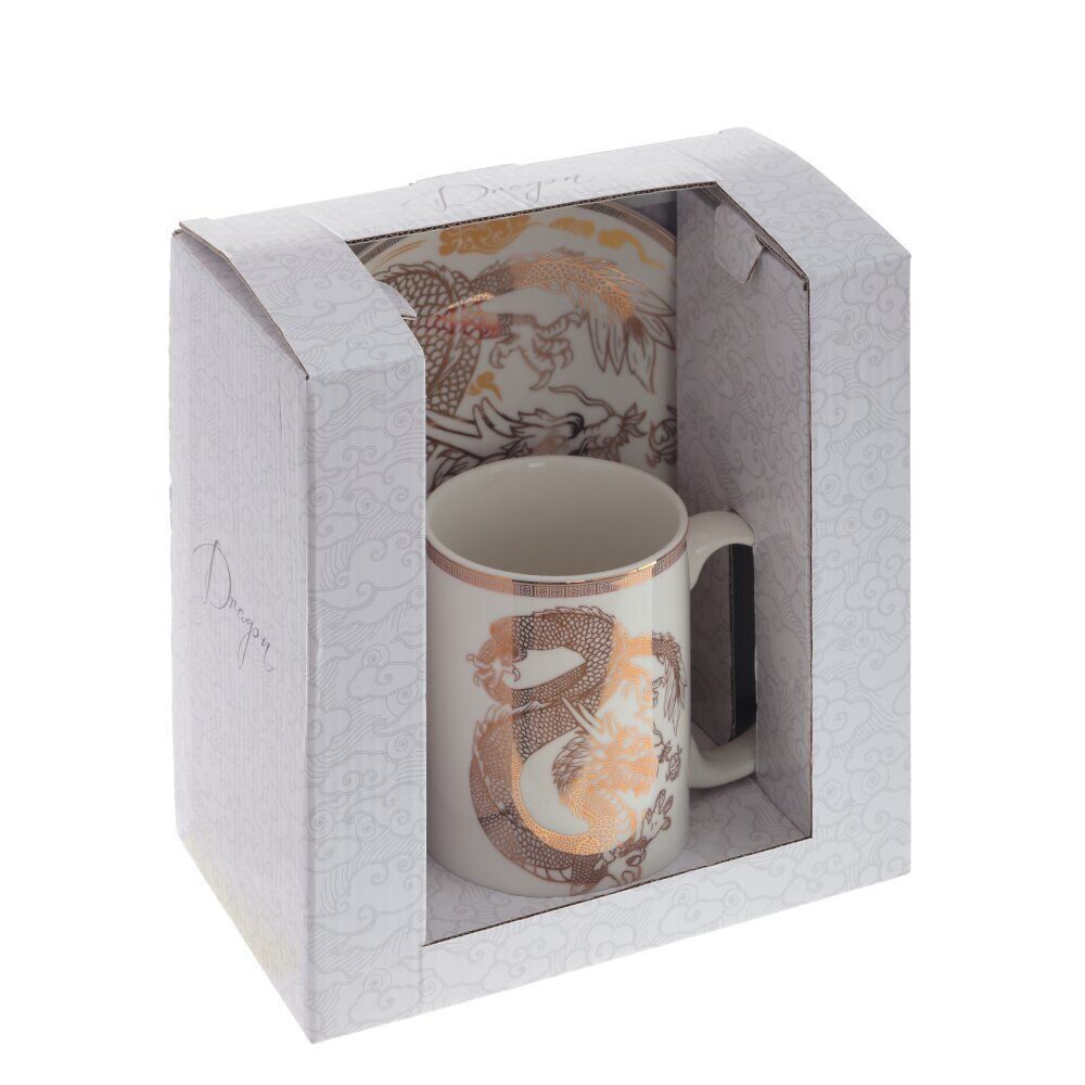 GAEM Кружка с тарелкой, 500 мл, L20 W20 H13 см