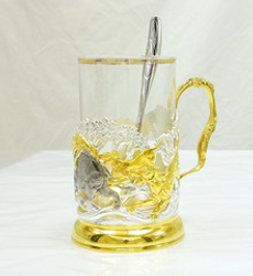 Подстаканник "Охота на кабана"