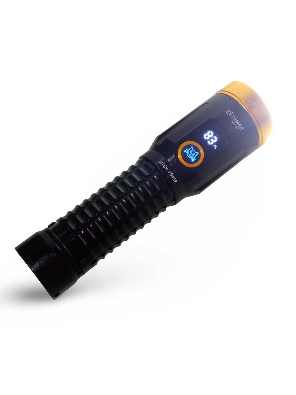 Фонарь ручной яркий многофункциональный 7LED+лазер YM-F701