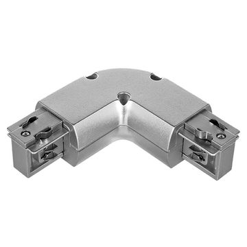 Коннектор L-образный для трехфазного шинопровода 504129 серый Barra Lightstar