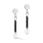 Серьги Coeur de Lion Anthracite-Silver 1138/21-1224