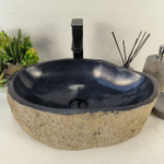 Каменная раковина из речного камня RS-05204 (50*33*15) 0856 из натурального камня
