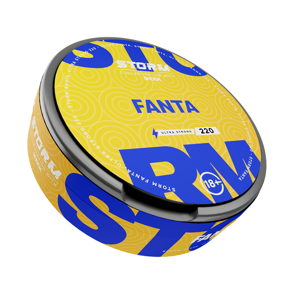 STORM BY ШОК FANTA (220 МГ) - ГАЗИРОВКА ФАНТА