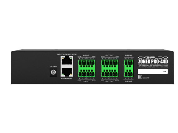 CVGAUDIO ZONER pro-44D звуковой матричный инсталляционный DSP процессор