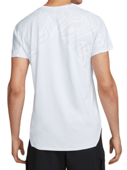 Мужская теннисная футболка Nike Court Dri-Fit Slam Tennis Top - football grey/black