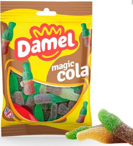 Мармелад жев. HALAL "Кола бутылочка в сахаре" 80гр /DAMEL Испания/