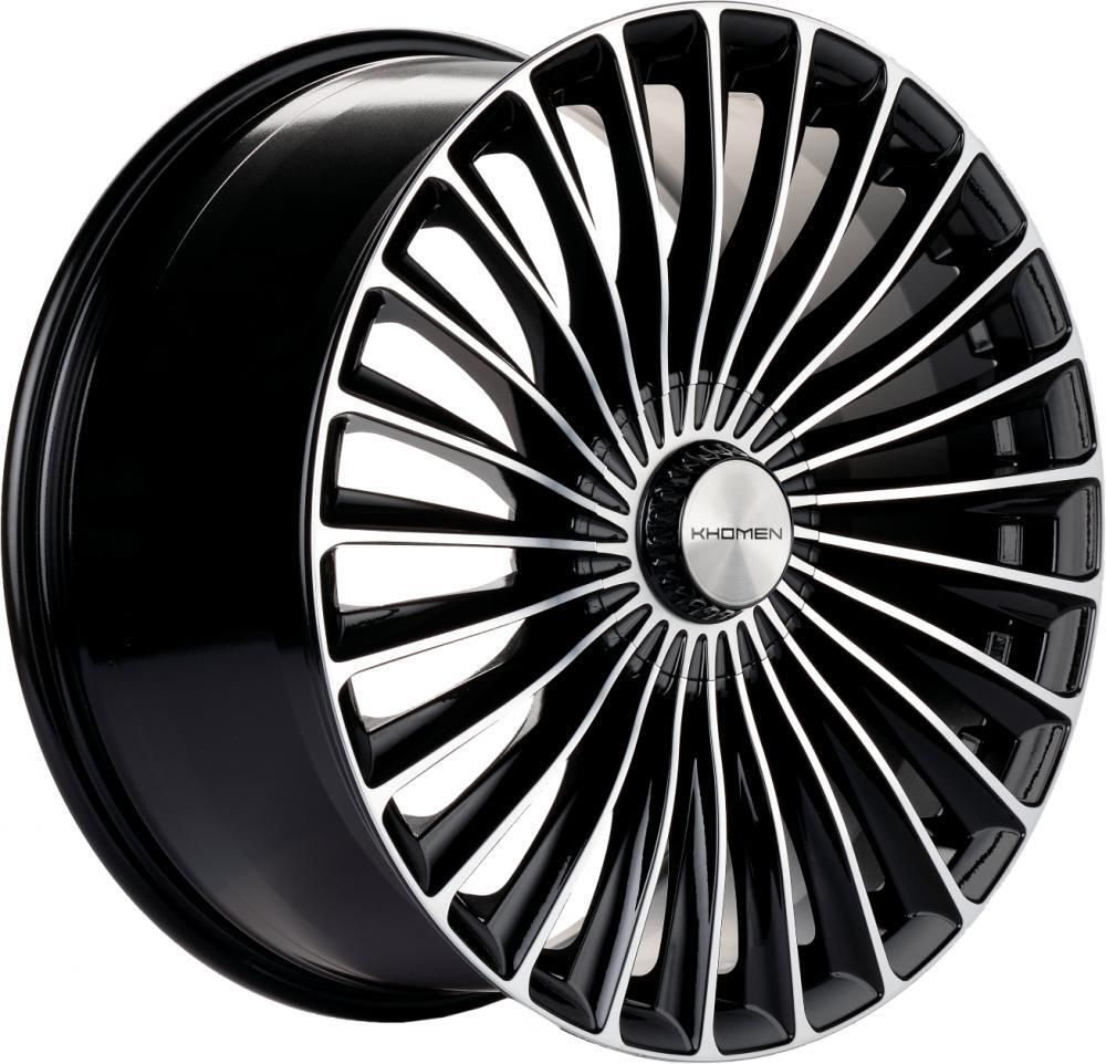 Khomen 2008 9.5x20 5x112 ET 38 Dia 66.6 (черный)