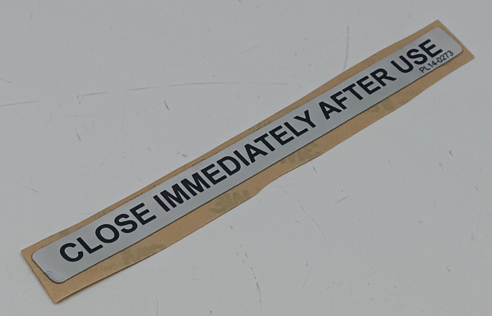 Плакард PL14-0273