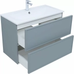 Тумба с раковиной Aquanet Арт 313276 90 мисти грин