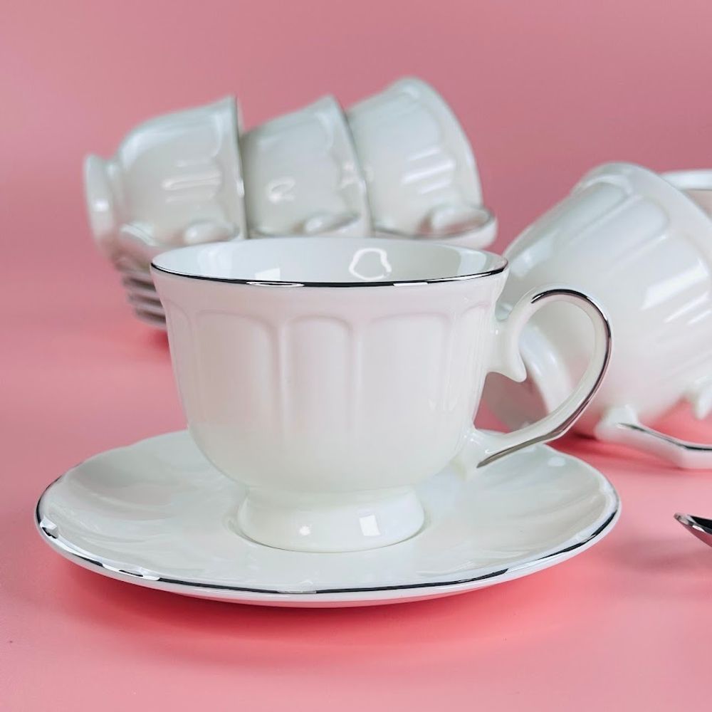 Lenardi 305-104 Чайный набор 12пр. 250мл в под.уп.(х6)Фарфор