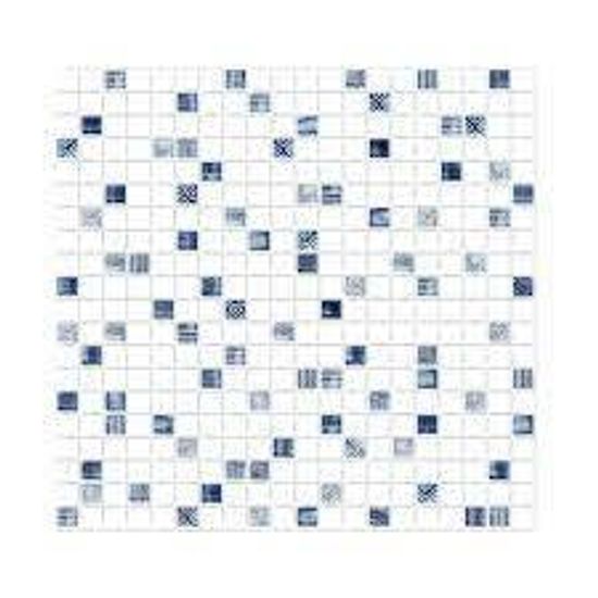 ПВХ панель самокл. 474х474мм. Мозаика Северное сияние