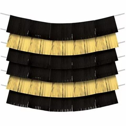Гирлянда-бахрома Black&Gold