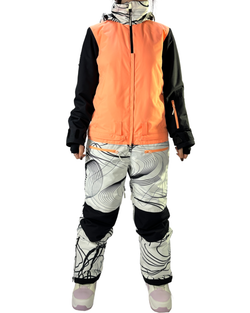 Комбинезон COOLZONE LIMAN линии/неоперсиковый/черный