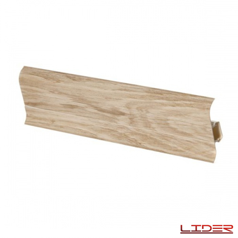ПЛИНТУС "LIDER-62" 333 Дуб сибирский 62*20мм 2,5м с к/к.