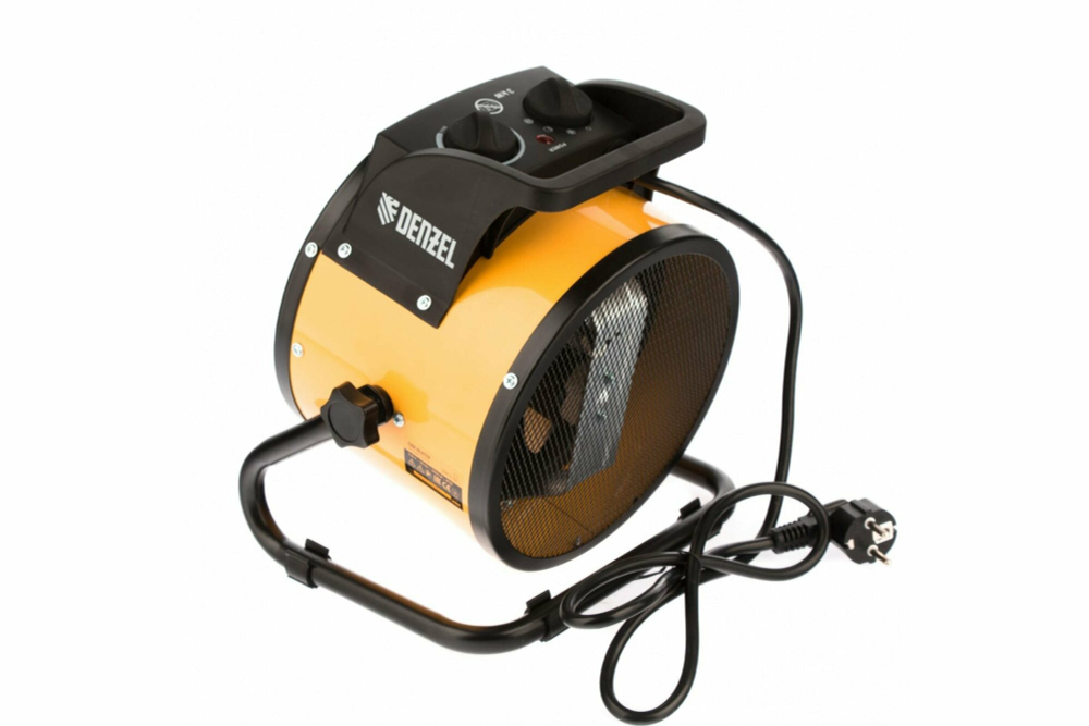 Тепловая пушка, керамический нагреватель (тепловентилятор) DHC 3-150, 220 В, 0,025/1,5/3 кВт, DENZEL 96431