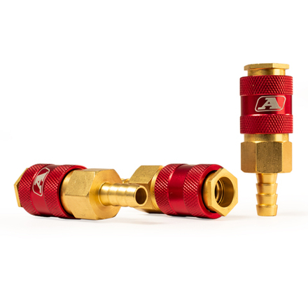 Штуцер профессиональный мама ёлка d.9мм F, латунь, 25шт