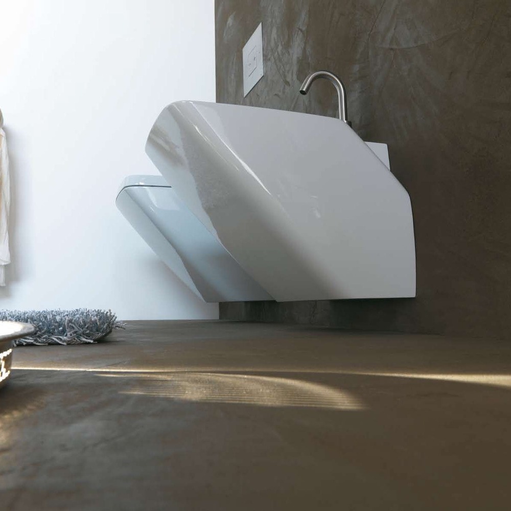 Биде AXA Atmosfere 138 подвесное белое 2402001