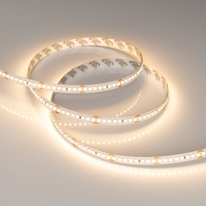 Светодиодная лента Arlight 17,6W/m 192LED/m 2835SMD теплый белый 5M RT-A192-10mm 24V Warm2700 038776