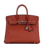 Сумка из коллекции Z с палладиевой фурнитурой Hermès Birkin