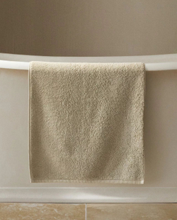 Zara Home - Гладкий нескользящий коврик для ванной, зеленый, 50x70 см