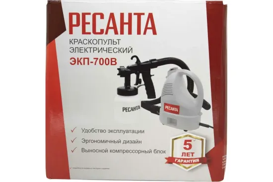 Краскопульт РЕСАНТА ЭКП-700В