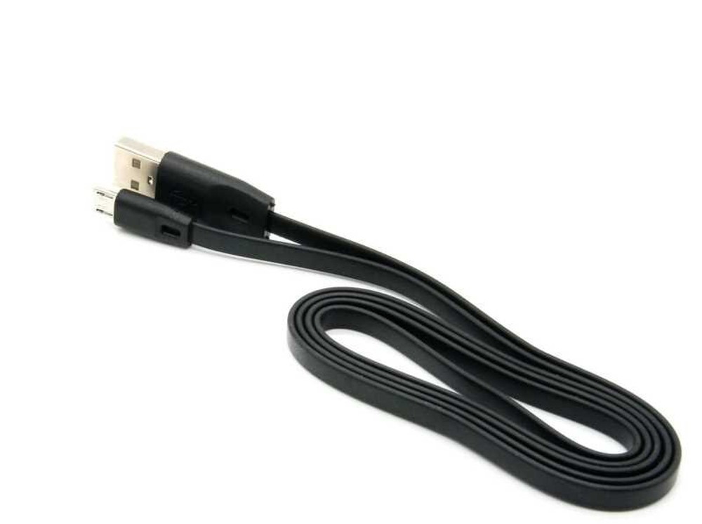 Кабель USB - Micro Noodle (черный) 1м