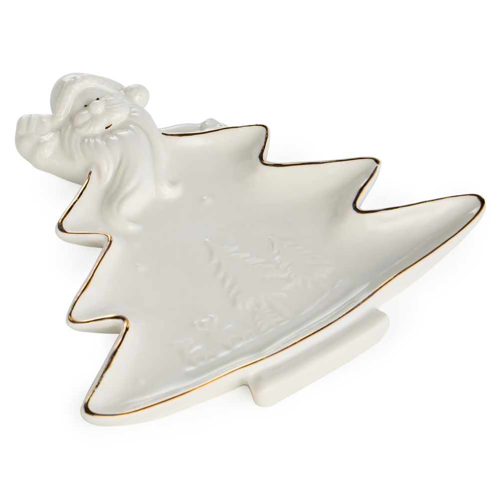 БЛЮДО СЕРВИРОВОЧНОЕ "ЕЛКА" 19*18*2 СМ