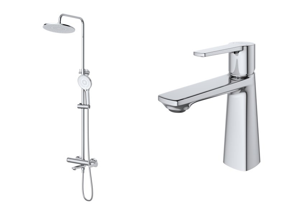 Комплект смесителей для ванной комнаты CEZARES LUX-CVD/LS-01