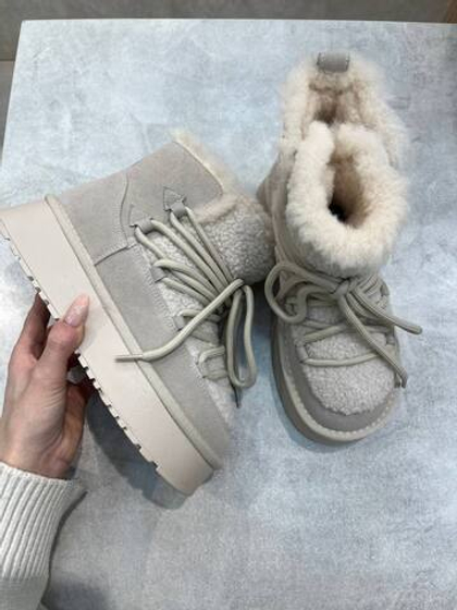 Луноходы из натуральной замши/Натуральный мех