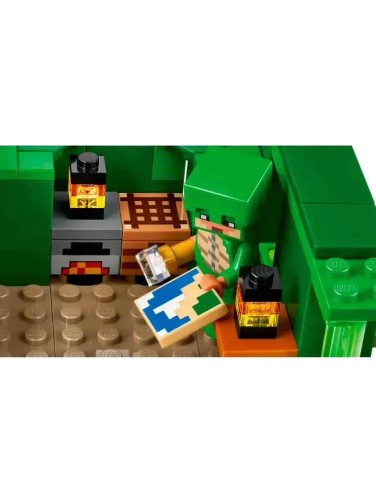 Конструктор Minecraft 21254 Черепаховый пляжный домик