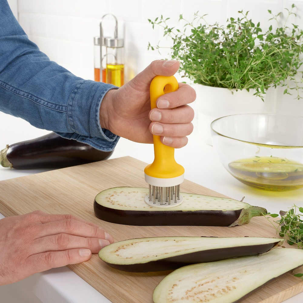 Набор тендерайзеров для мяса IKEA UPPFYLLD (УППФИЛЛД), Зеленый, Ярко-желтый, 2 шт