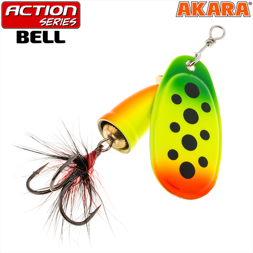 Блесна вращающаяся Akara Action Series Bell 5 12 гр. 3/7 oz. A39