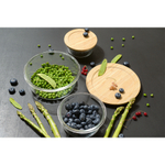 Контейнер для запекания и хранения eco store с крышкой из бамбука, 400 мл