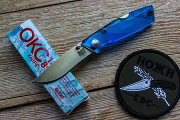 Складной нож Ontario 8798SB Wraith Ice Series Glacier c клинком из стали 1.4116 Krupp (X50CrMoV15) рукоять ABS-пластик
