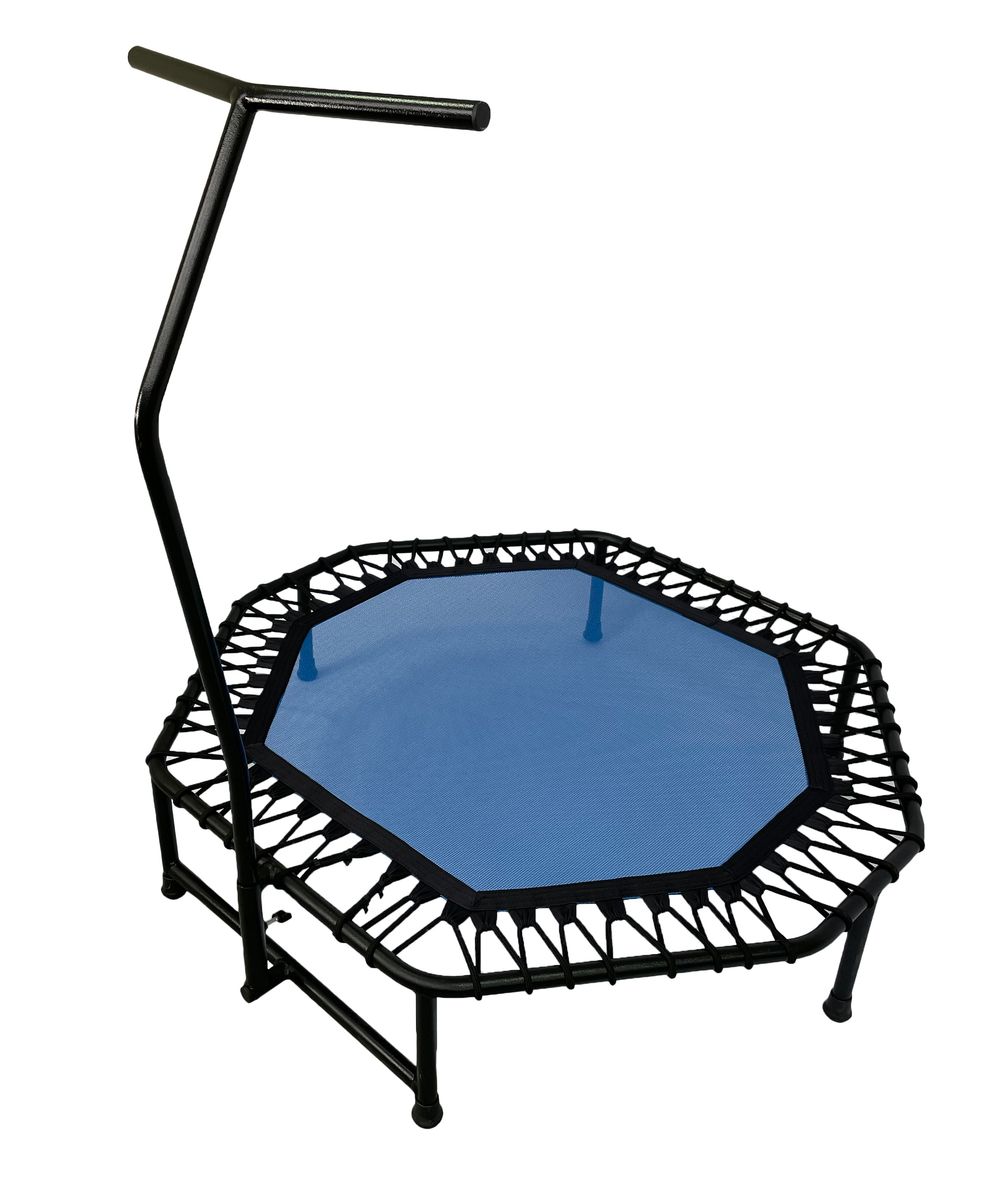 Профессиональный батут для Джампинга - восьмиугольный с ручкой - европейская сетка