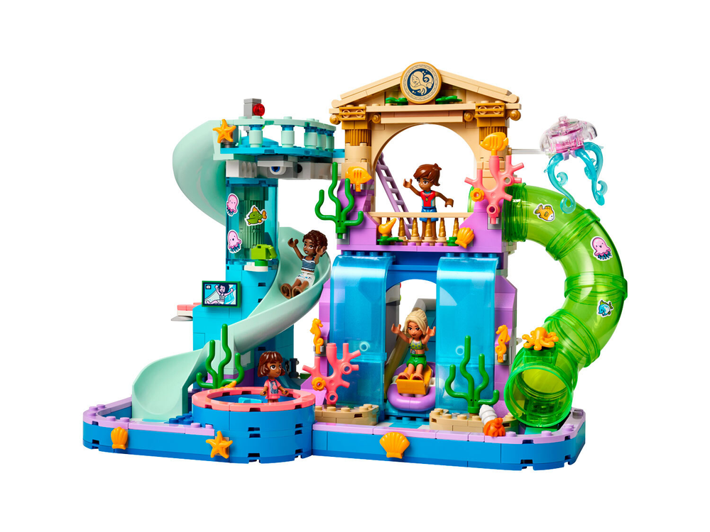 LEGO Friends 42630 «Аквапарк Хартлейк-Сити» — вышка, спуски и спасатели