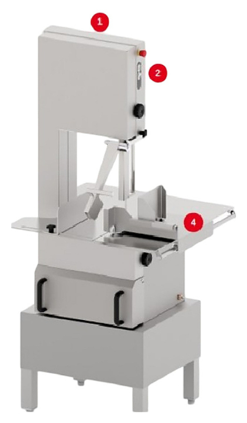 Пила для резки мяса Apach ASWX155A 3ф