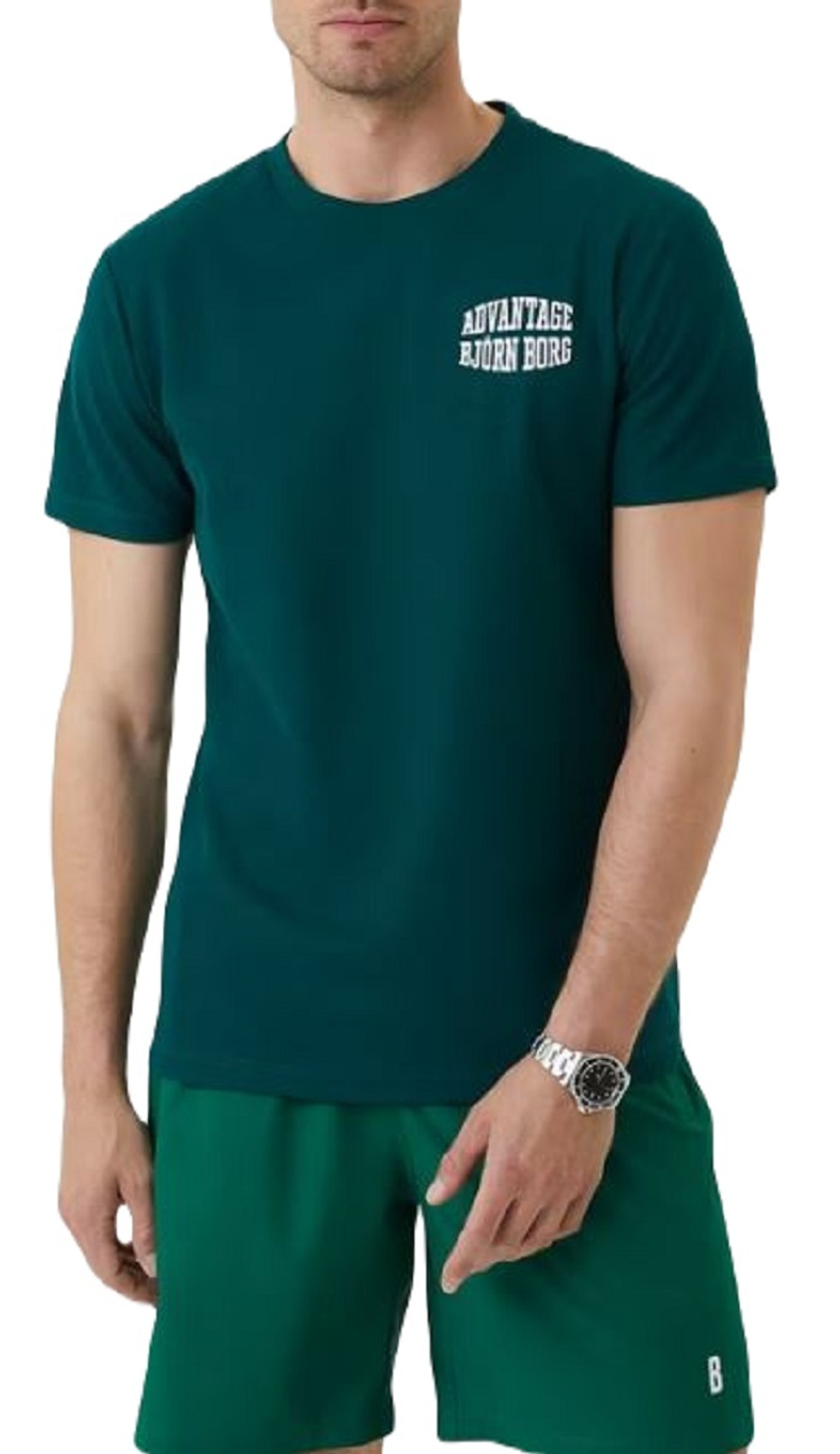 Теннисная футболка Bj_rn Borg Ace T-shirt - Green