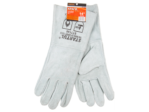 Краги спилковые пятипалые тип1 размер №14 STARTUL (ST7148)