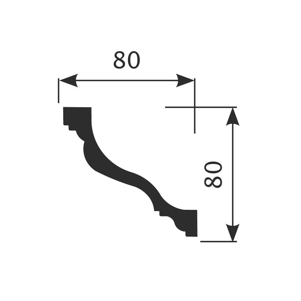 Карниз потолочный КX027