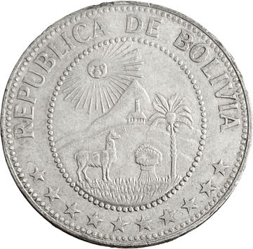 50 сентаво 1967 Боливия