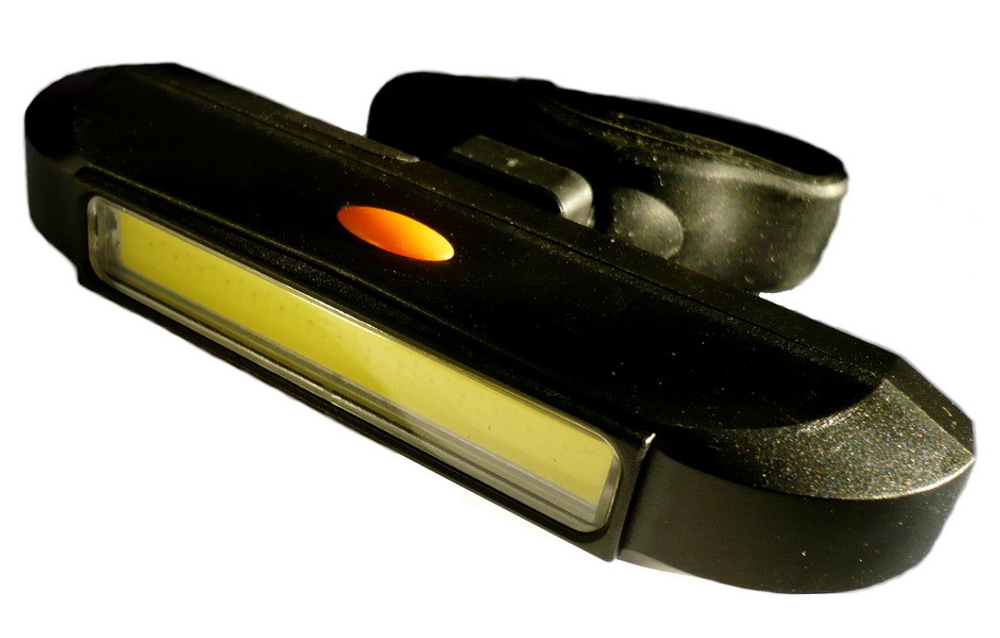 Фонарь задний красный, 24 COB, 50 Lm, 3 режима,  без батареек 2хAAA. VLX-5446