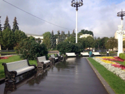 Скамейка чугунная «ВДНХ»