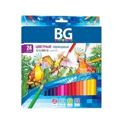 Карандаши цветные "TROPIC", 24 цв