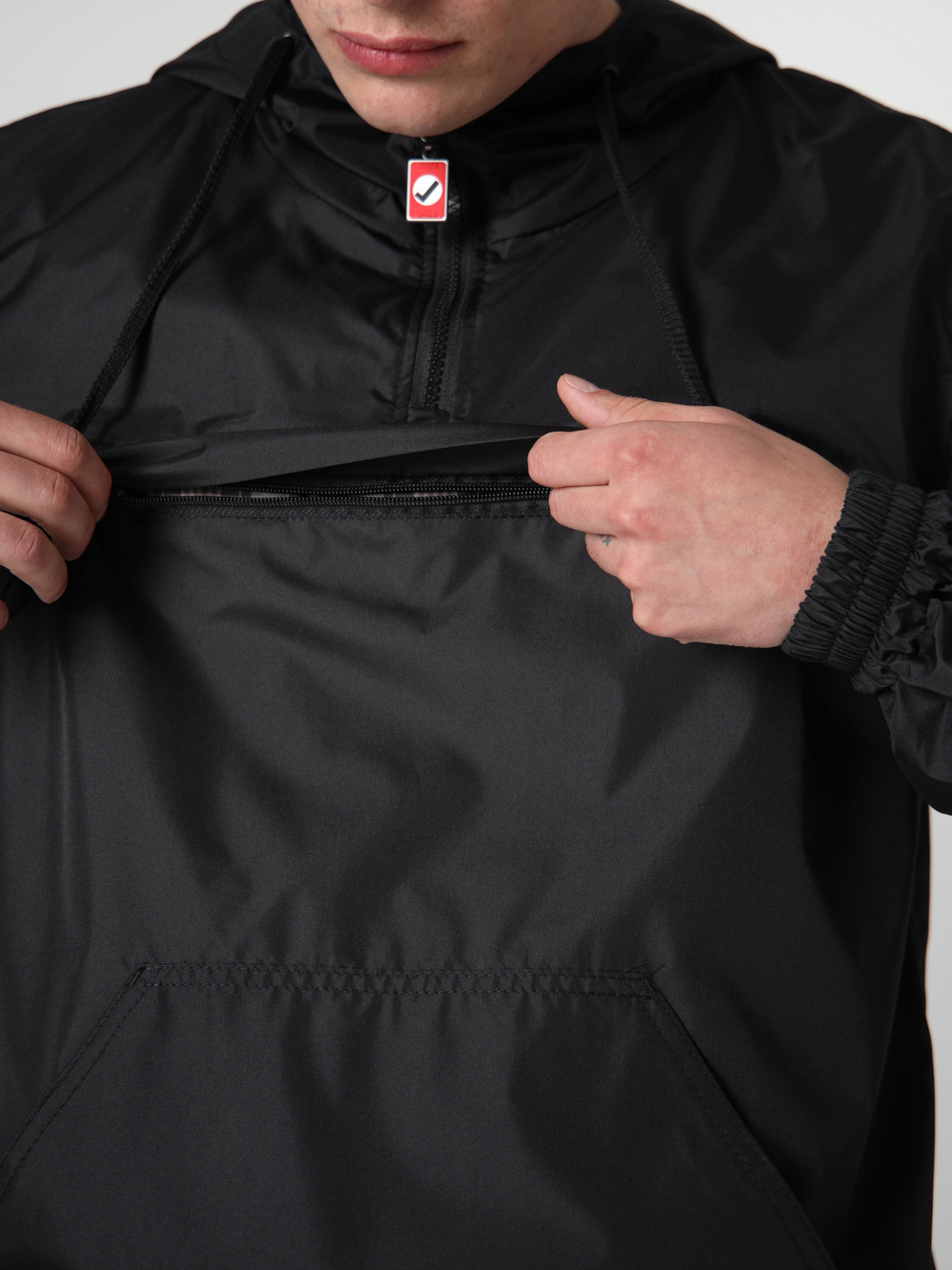 Анорак облегченный дюспо город горький черный