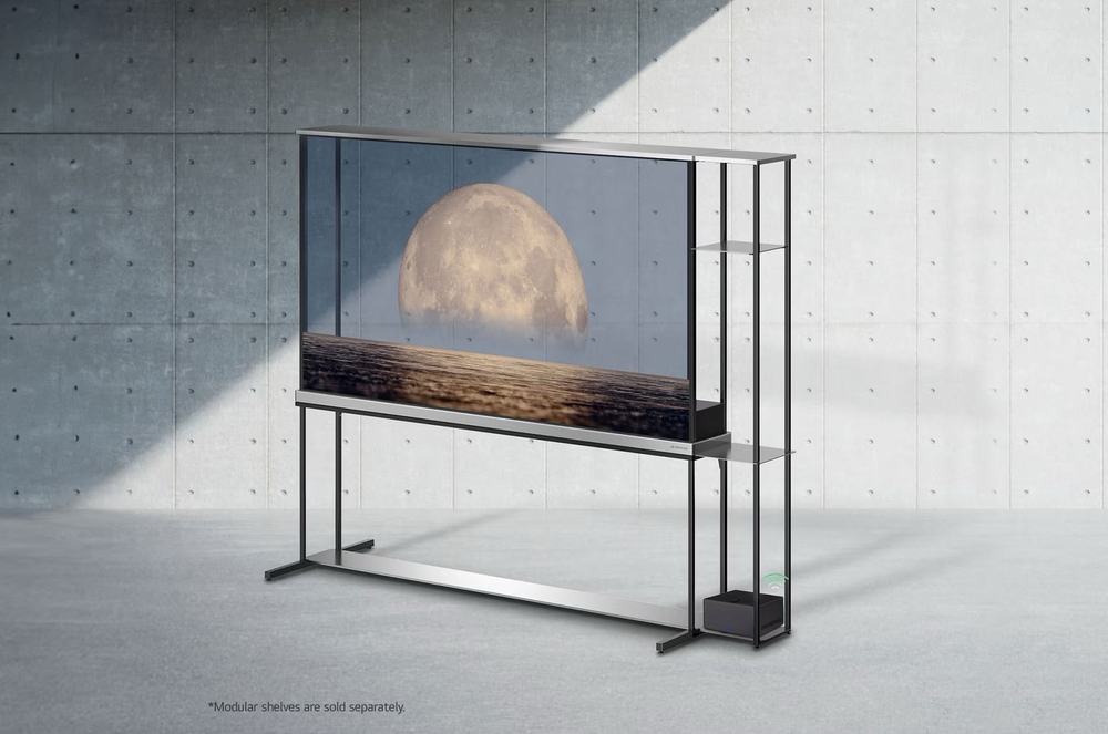 Телевизор LG SIGNATURE OLED77T49LA Первый в мире прозрачный OLED TV