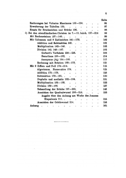 Die Zahlzeichen und das elementare Rechnen der Griechen und Römer und des christlichen Abendlandes vom 7. bis 13. Jahrhundert | G. Friedlein